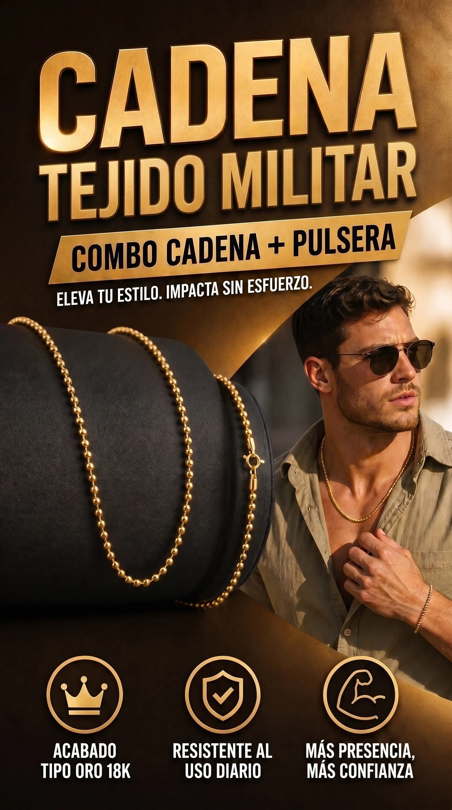 Cadena Tejido Militar